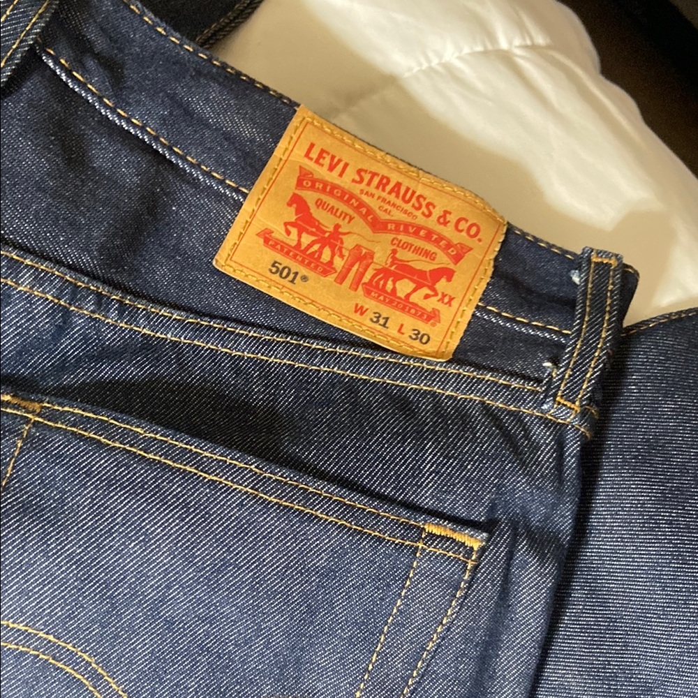 Levi's Blue Straight Jeans Classic Style